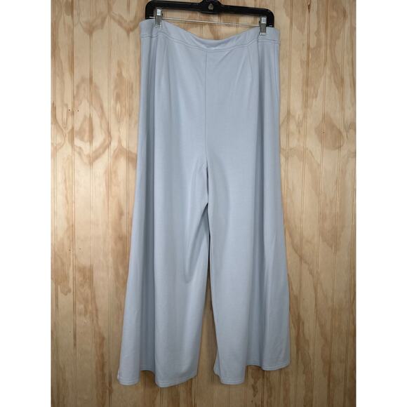 J. Jill Wearever Collection Crop Pants XL Tall Gray Pull On Minimalist Travel - Picture 3 of 8
